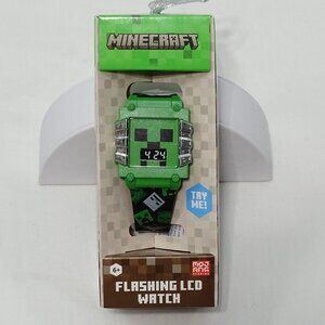 Kids Minecraft Flashing LCD Watch